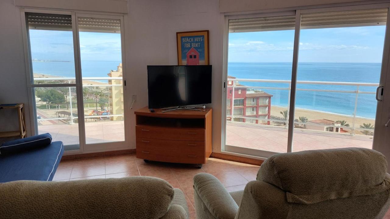 Апартаменты Atico Con Espectacular Terraza Frente Al Mar Пеньискола Экстерьер фото